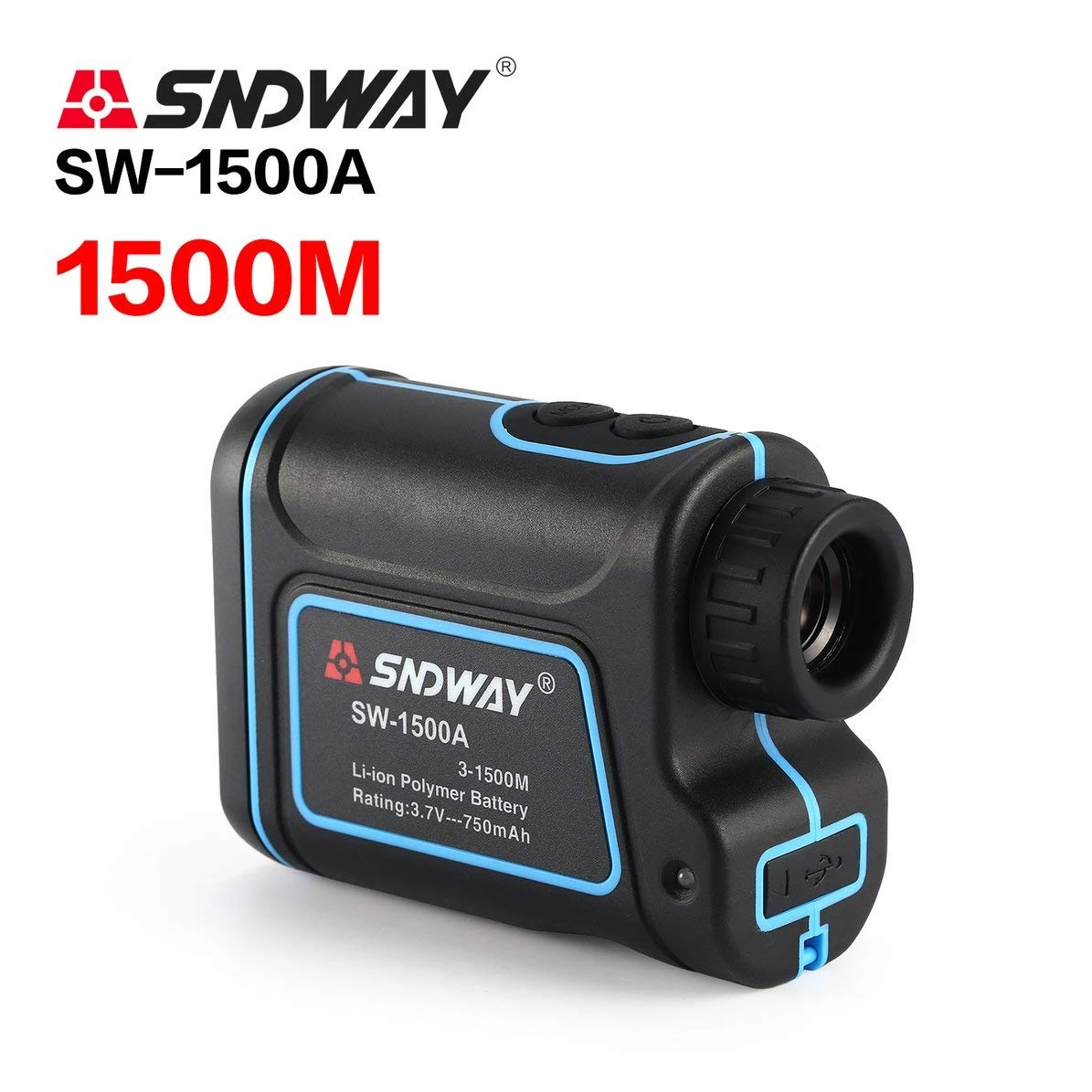 Ống Nhòm Đo Khoảng Cách SNDWAY SW-1500A đo xa 1500m bằng tia laser